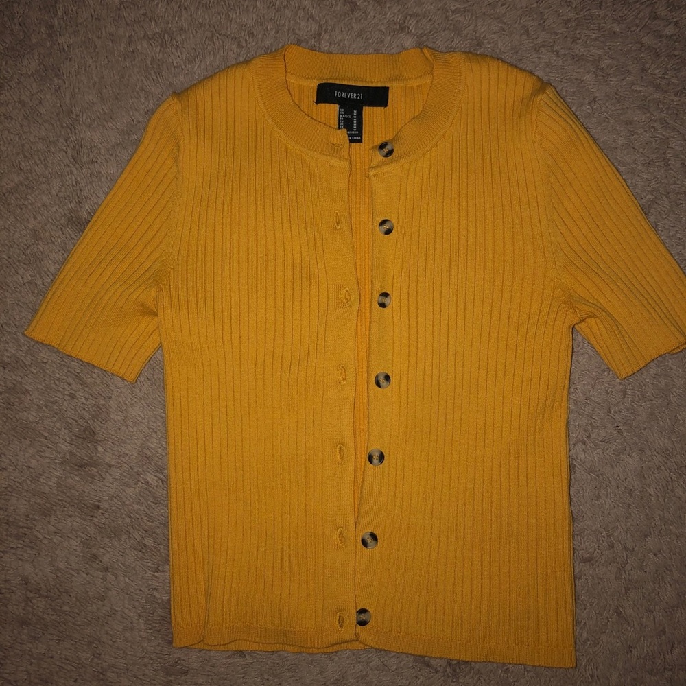 Yellow Cardigan